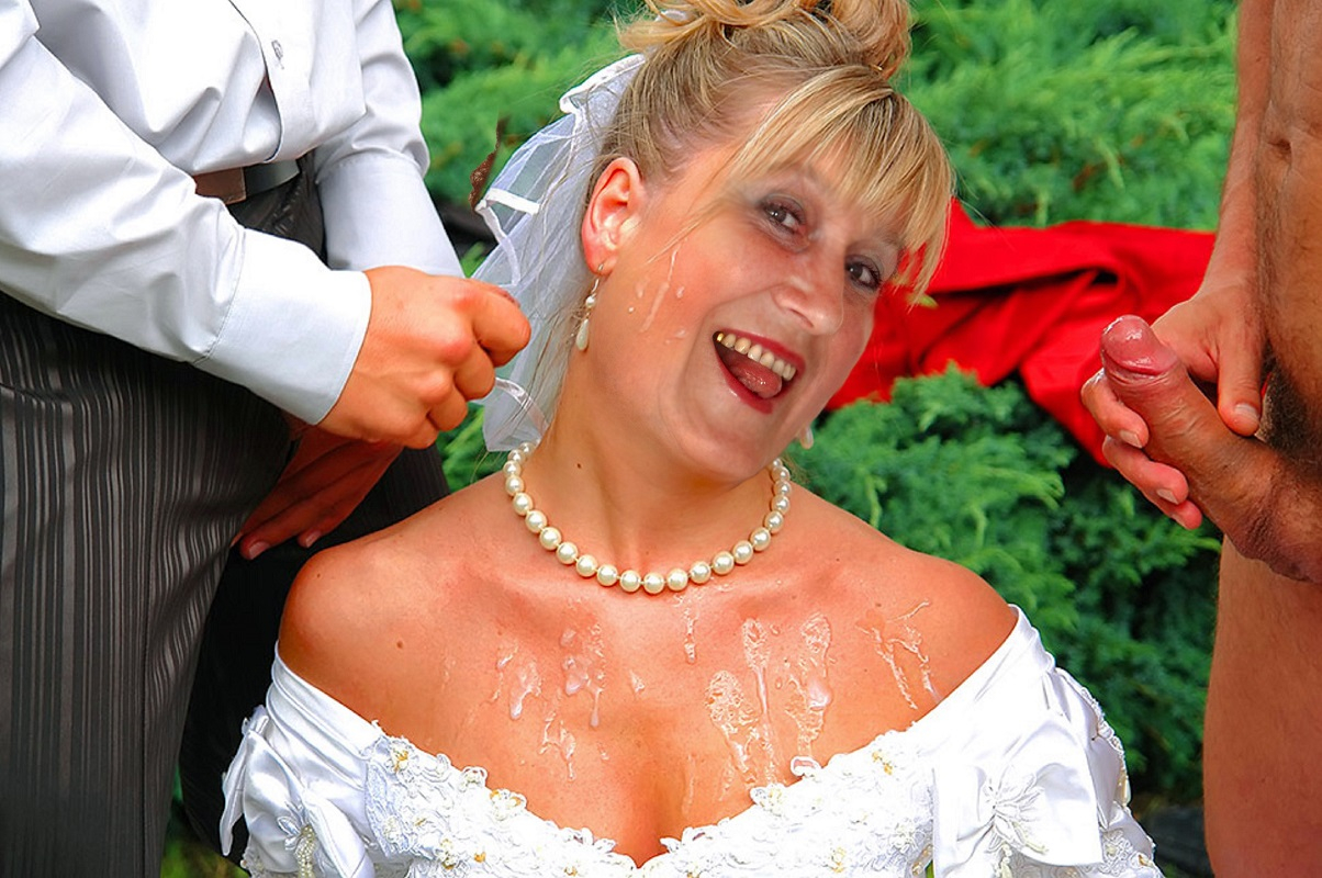 Bride bukkake pic