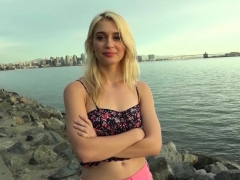 Barely Legal Teen Anastasia Knight Gets Creampied In A Car