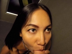 Ladyboy Nannie Blows POV Dick And Ass Fucked