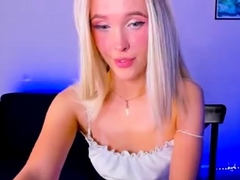 Cute Blonde Teen Solo Orgasm